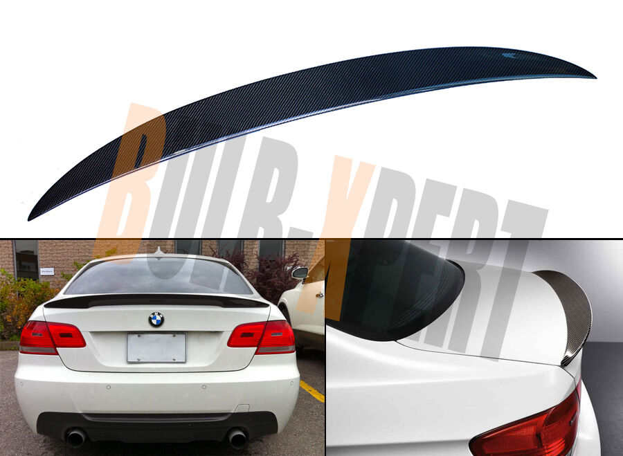 PERFORMANCE HIGH KICK CARBON FIBER TRUNK SPOILER WING FOR BMW E92 M3 2DR COUPE
