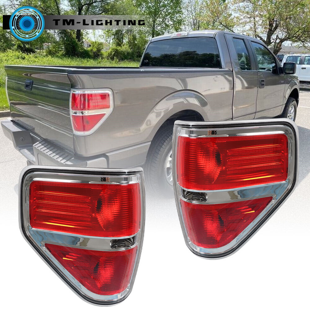 Rear Brake Lights Tail Lamps Pair For 2009 2010 2011-2014 Ford F150 Left+Right