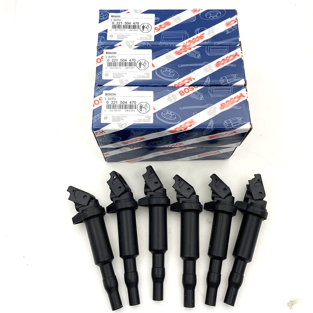 6X Ignition Coils 0221504470 Fits For BMW 3 5 Series x3 x5 z4 325i 328i UF592