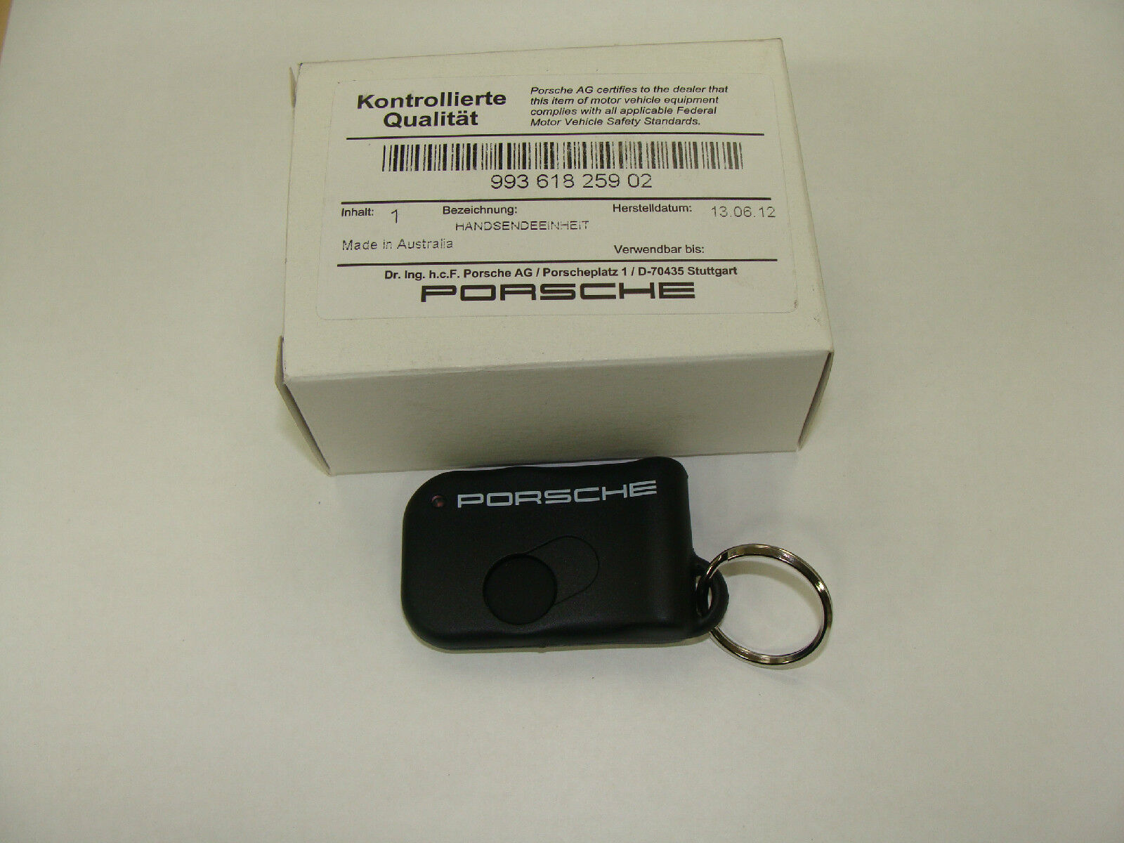 Porsche Carrera 993 1994-1998 key remote Fob style