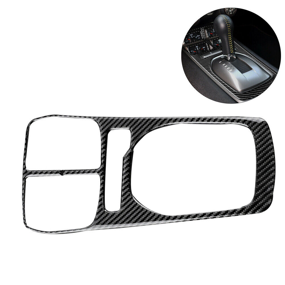 For Chevrolet Camaro 2010-2015 Carbon Fiber Interior Gear Shift Panel Cover Trim