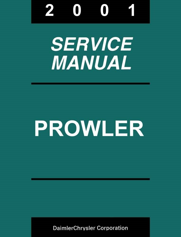 2001 Plymouth Prowler Shop Service Repair Manual Book Engine Drivetrain OEM