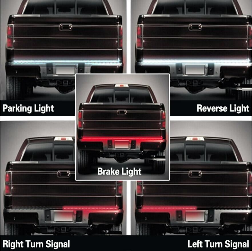 For Dodge RAM 1500 2500 LED Tailgate Strip Truck Brake Reverse Signal Light Bar