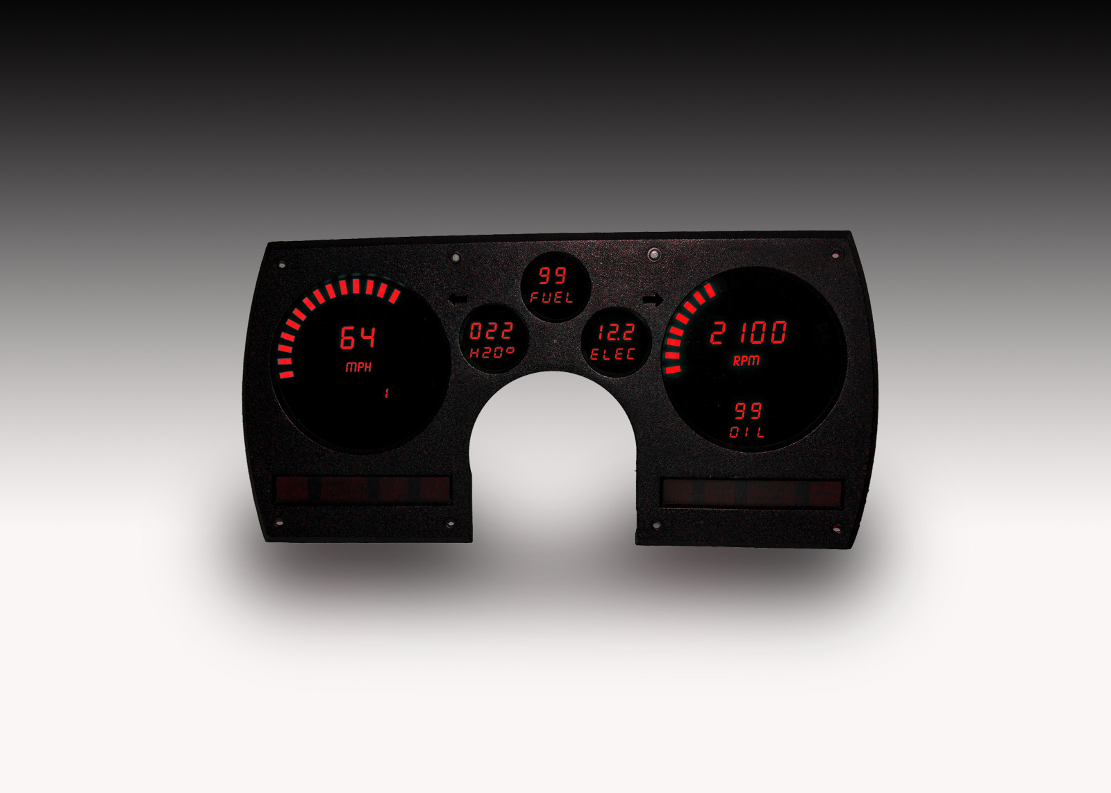 1982-1990 Camaro Digital Dash Panel Red LED Gauges Lifetime Warranty