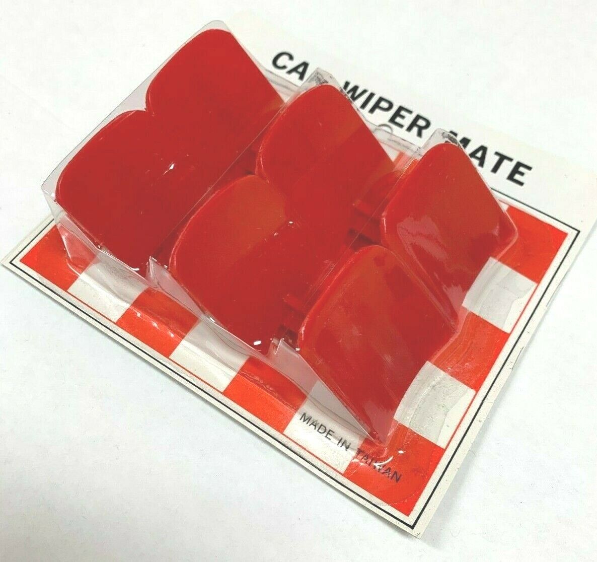 RED VINTAGE WINDSHIELD WIPER SPOILER AID STYLING  TUNE UP CM-13 R