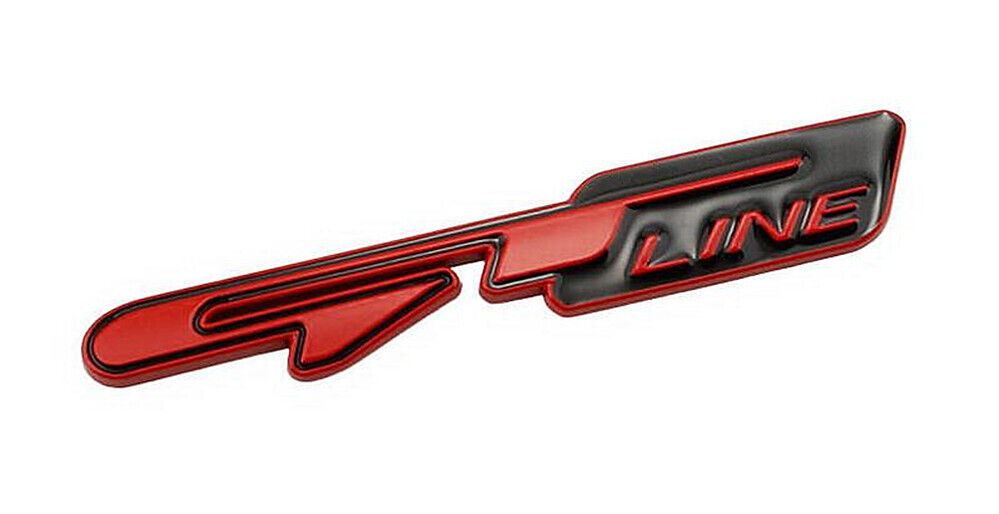 2pcs GT LINE Emblem Car Fender Trunk Badge For Optima Stinger Forte Sorento K5