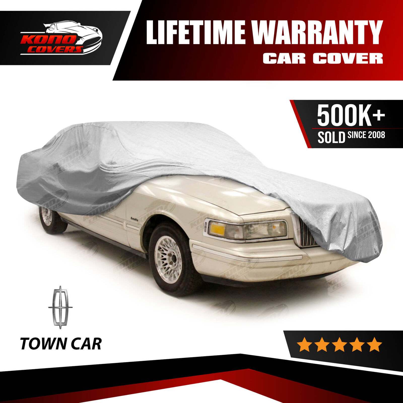Lincoln Town Car 4 Layer Car Cover Outdoor Water Proof Rain Sun Dust 1St 2Nd Gen