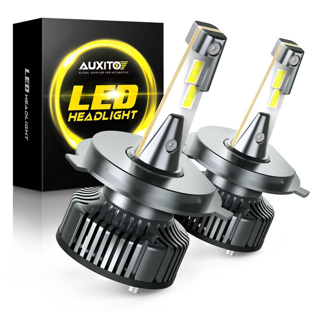 Auxito 9003 H4 LED Headlight Car Bulbs 16000LM 2x 36W High Low Beam CANBUS 6500K