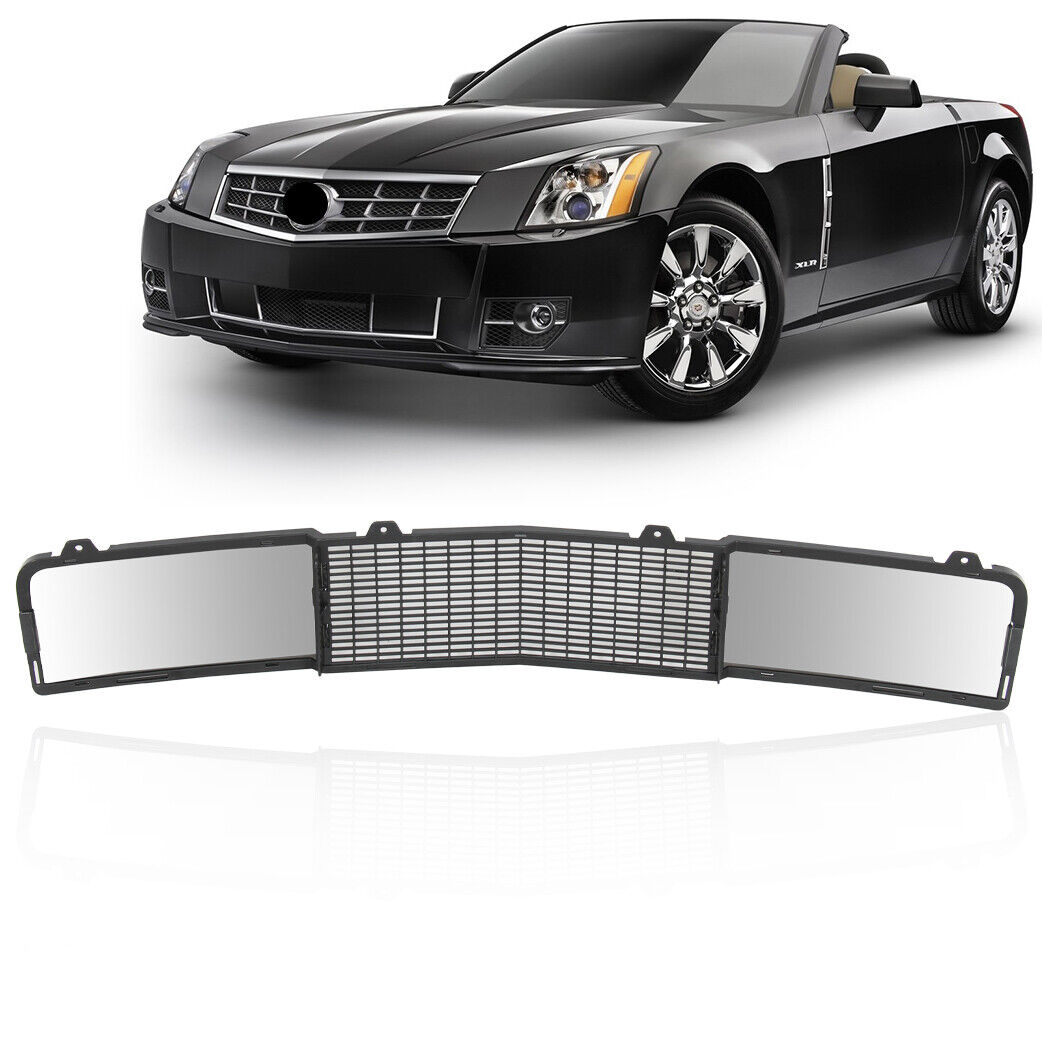 Fit 2004-08 Cadillac XLR Front Bumper Lower Grille Gloss Black USA Factory Style