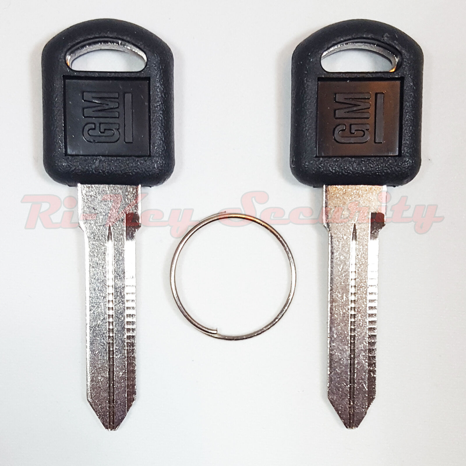 2 New original OEM Keys B89 With GM Logo GMC Chevrolet Olds' Pontiac Made In USA