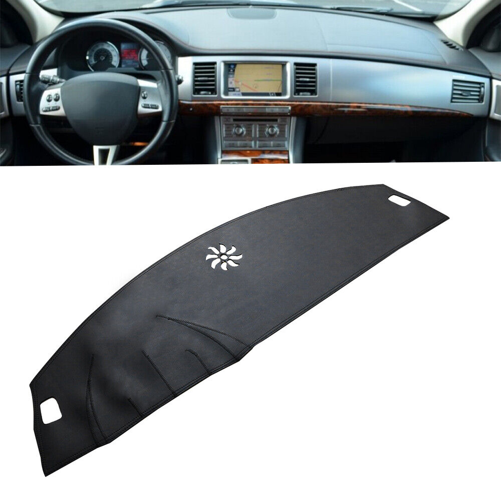 For Jaguar XF 2009-2015 Leather Dashboard Cover Dash Mat Dashmat Interior Pad 