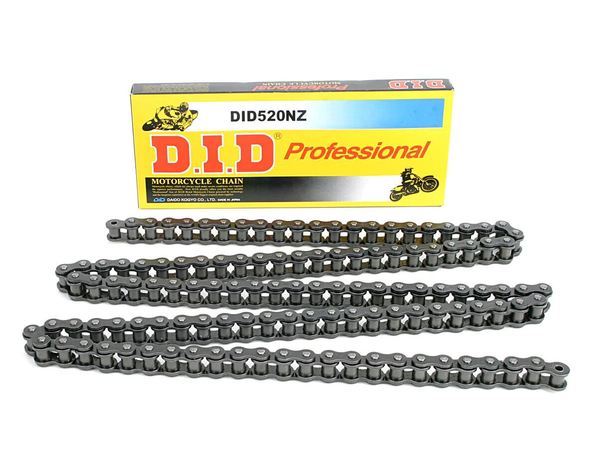 D.I.D - 520NZx120FB - 520 NZ Super Non O-Ring Chain, 120 Links - Natural
