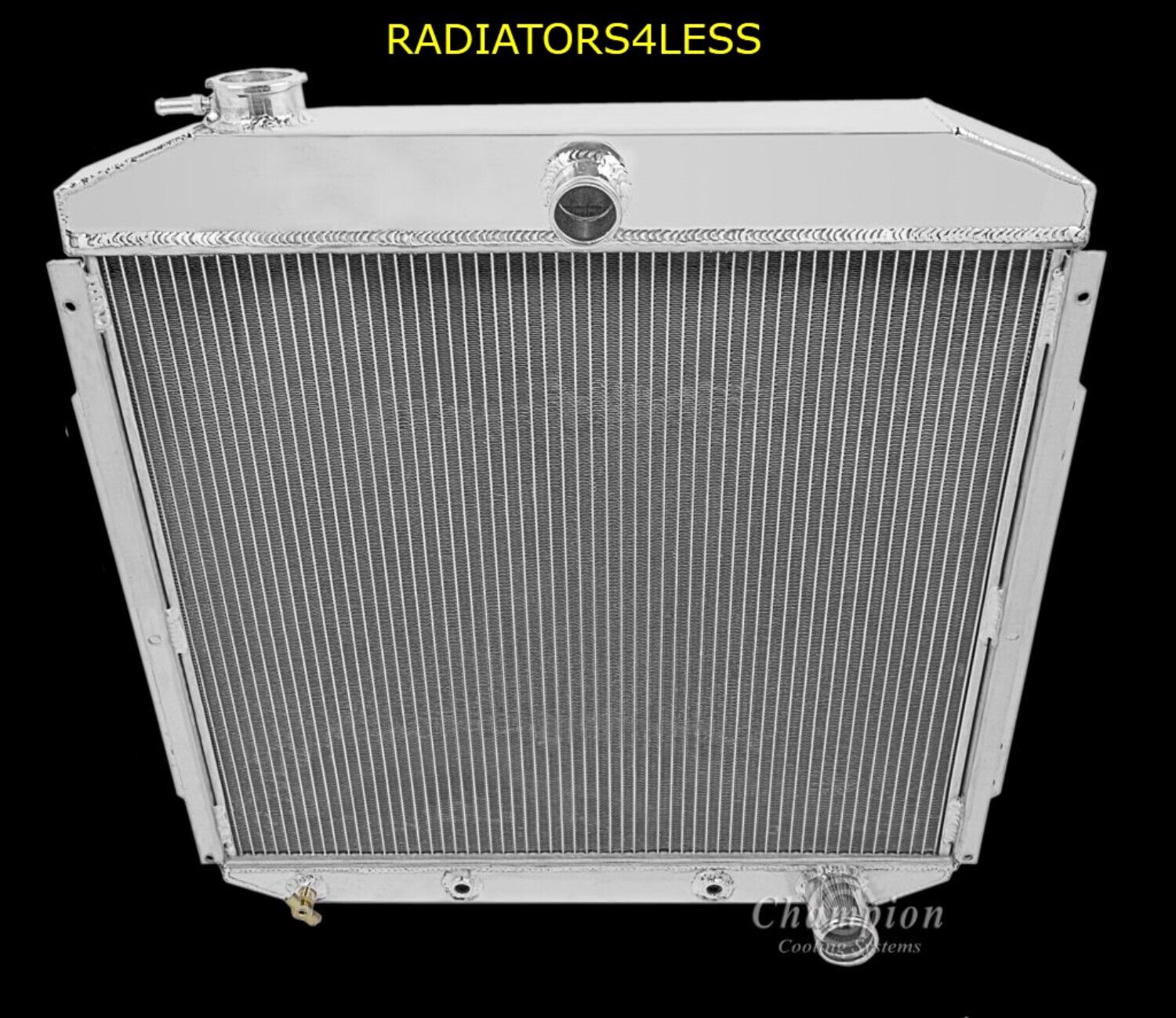 CHAMPION 4 ROW ALUMINUM RADIATOR 53 54 55 56 FORD F-100 TRUCK PICKUP CHEVY ENG
