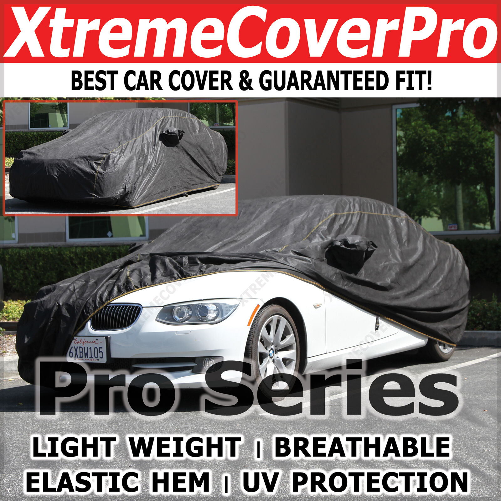 2013 BMW 328i 335i 335is M3 Convertible Breathable Car Cover w/MirrorPocket