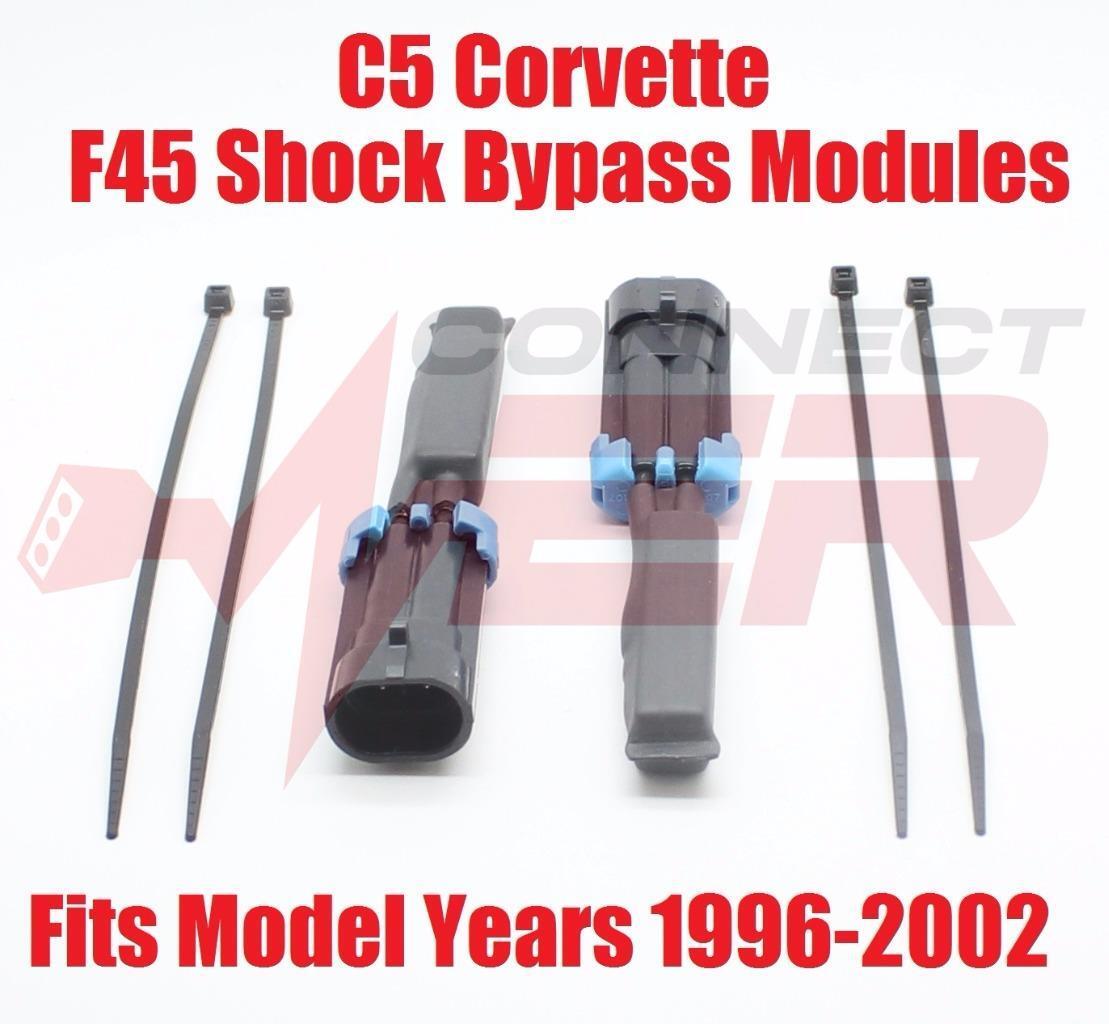 F45 Shock Absorber Bypass Modules (2) 1996-2002 Chevrolet Corvette C5