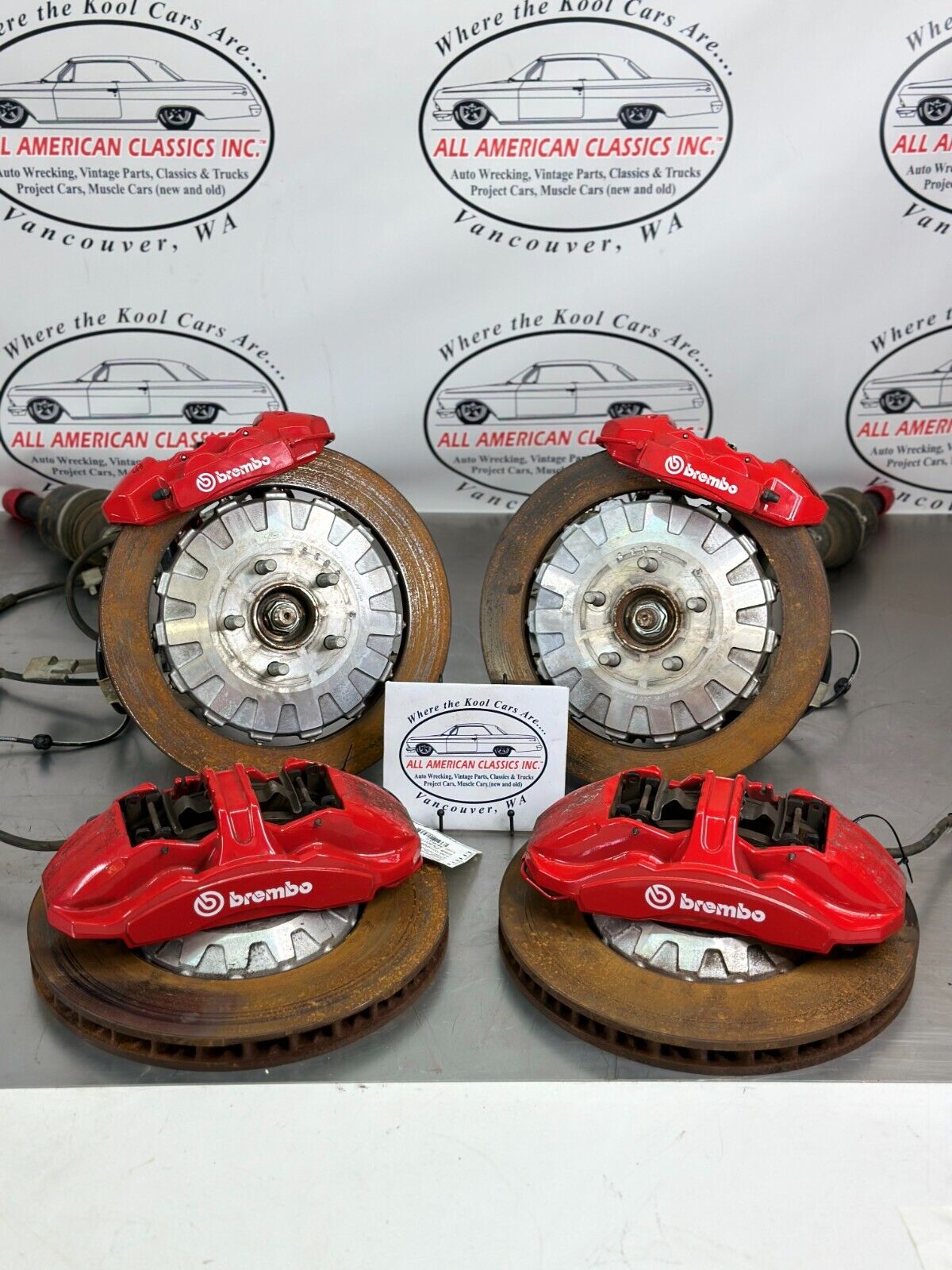 Shelby Mustang GT350R Performance Brake Kit - Rotors/Calipers, Knuckles, Axles