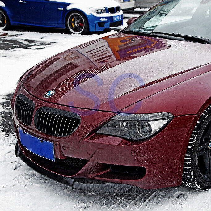 BMW E63 E64 M6 Carbon Fiber Front Spoiler Lip 2006 2007 2008 2009 2010 2011 M6