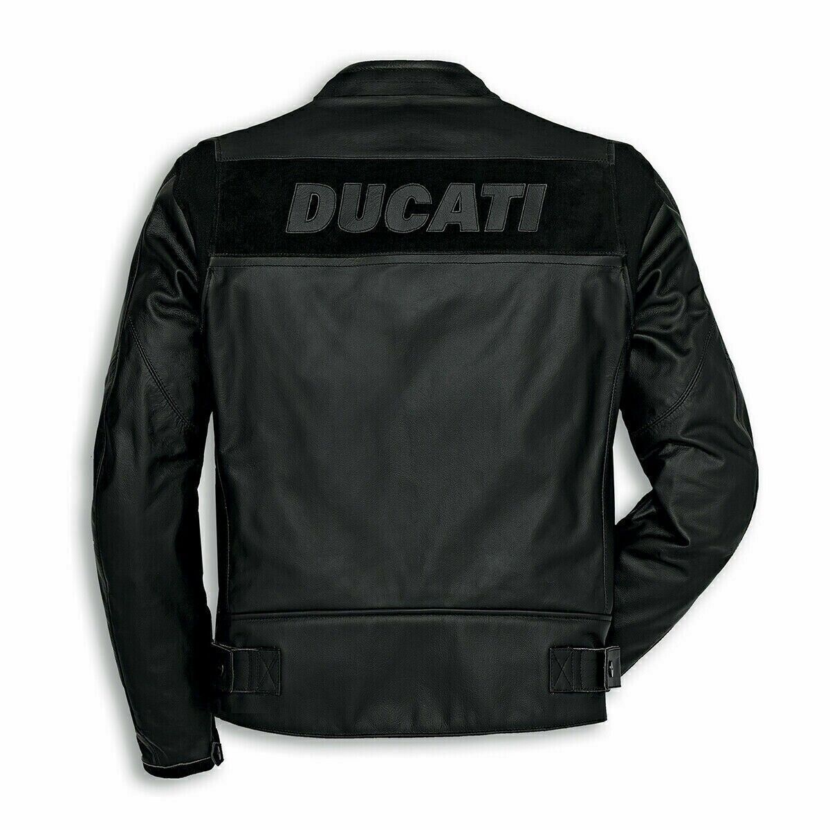 Ducati motorcycle jacket motorbike jacket cowhide leather bikers raceing jacket