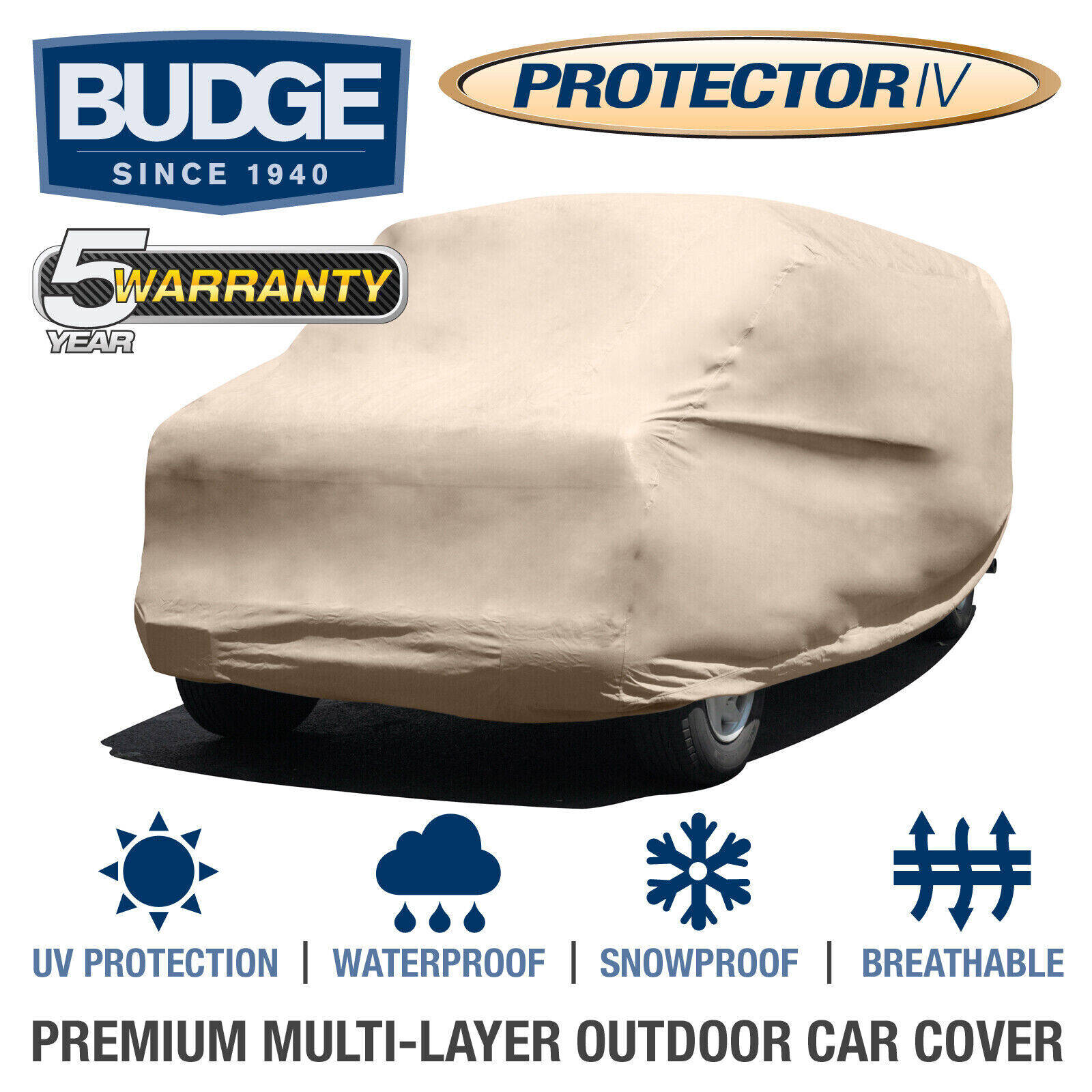 Budge Protector IV Van Cover Fits Standard Vans up to 19\'6\