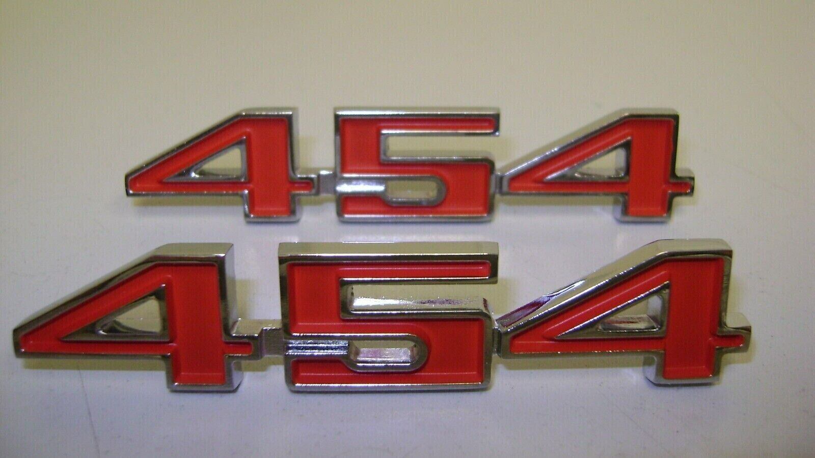 2pcs 454 Fender Badge 70 71 72 Chevelle El Camino emblems 73 74 75 Corvette
