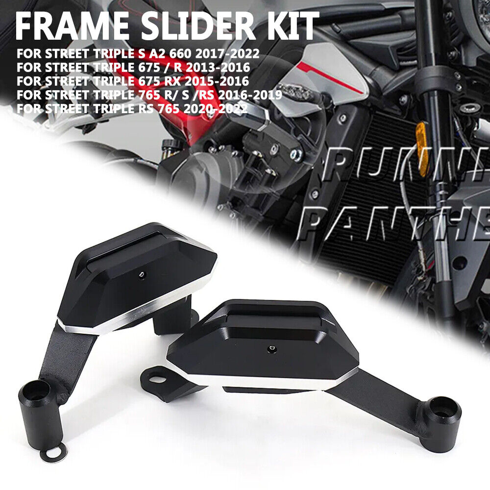 Engine Frame Slider Kit Falling Protector Cover FOR Street Triple 765S 765R/RS