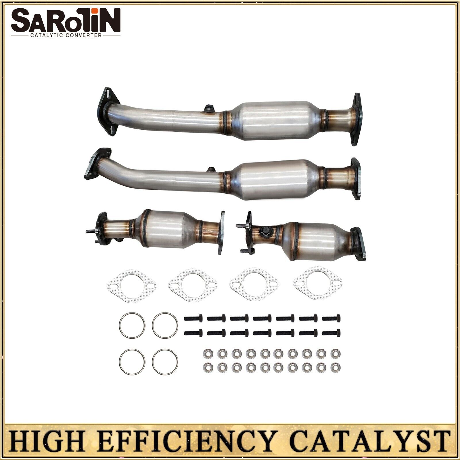 4x Catalytic Converter Set for 05-18 Nissan Frontier 05-12 Pathfinder 4.0L EPA