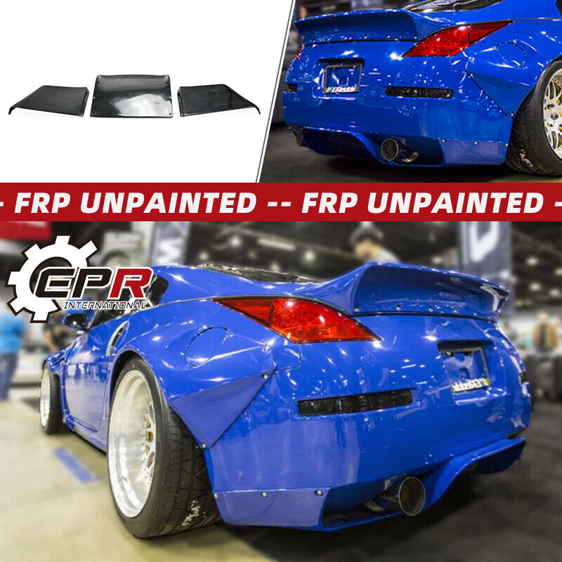 For Nissan Fairlady 350z Z33 Rear Bumper Under Diffuser RB-Style FRP Unpainted