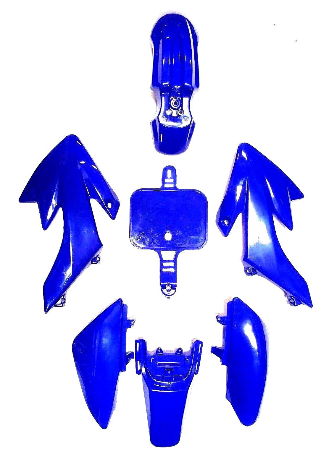 PLASTIC DIRT PIT BIKE BODY KIT FENDER FOR HONDA XR50 CRF50 125 SSR SDG BLUE