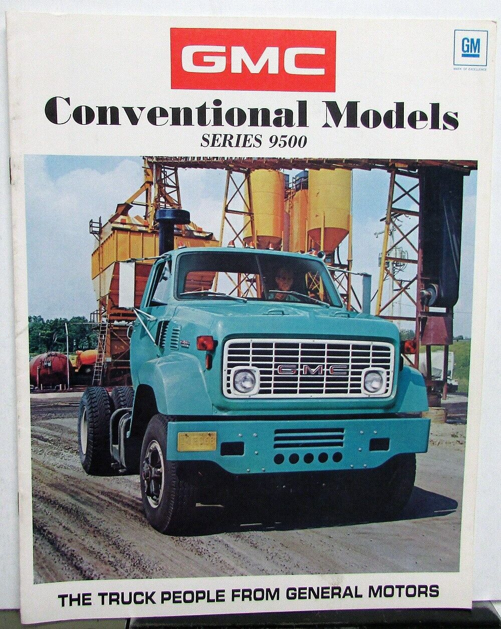 1971 GMC Series 9500 Truck Conventional Models Sales Brochure Original