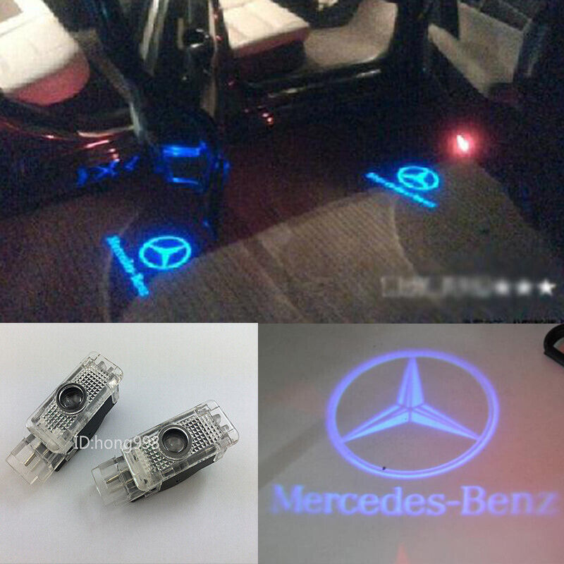 2pc No fading Car Door Projector LED Light For Mercedes SLK-Class R171/R172 2005