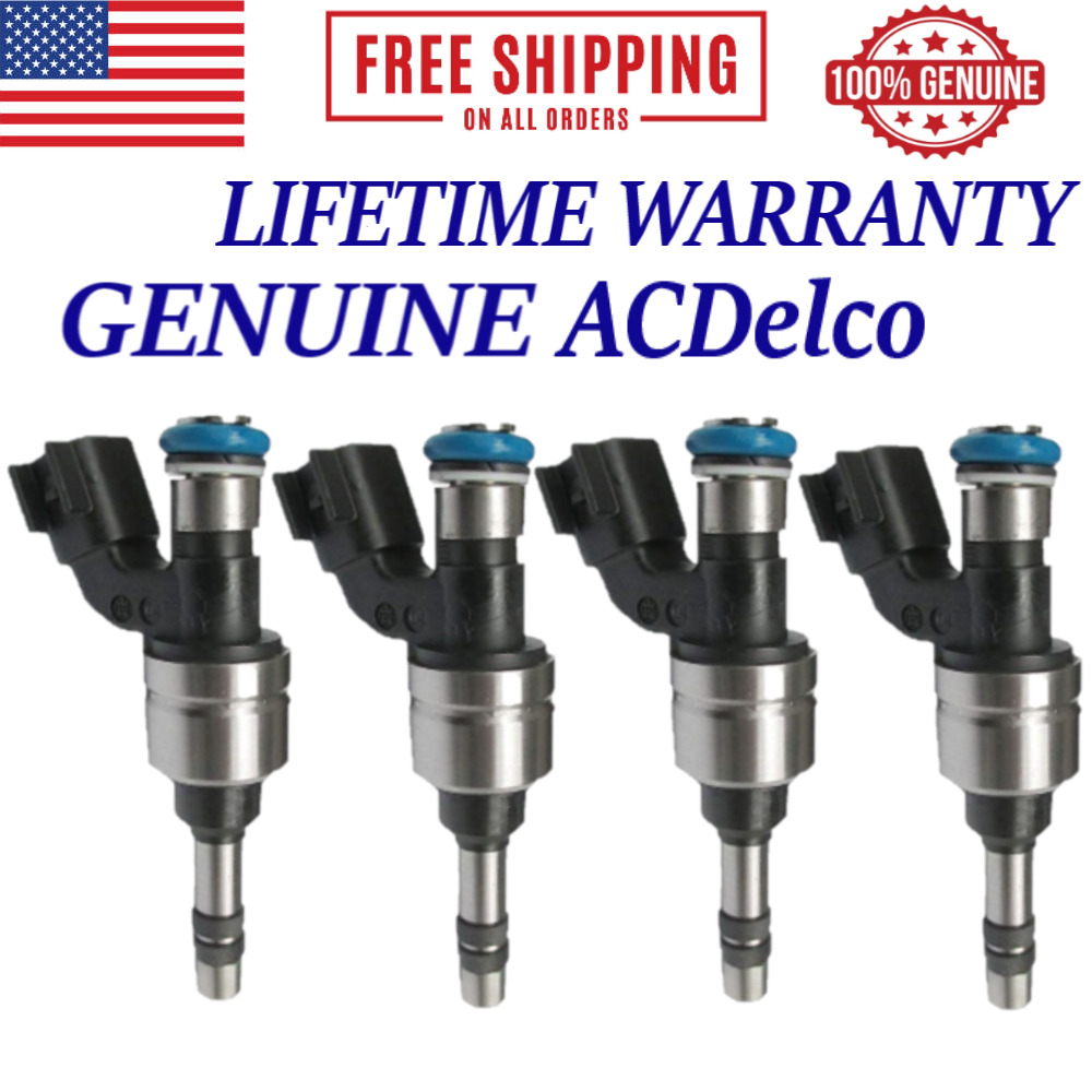 4pcs OEM ACDelco Fuel Injectors For 2011-2017 Buick,GMC,Chevrolet I4 #12633789