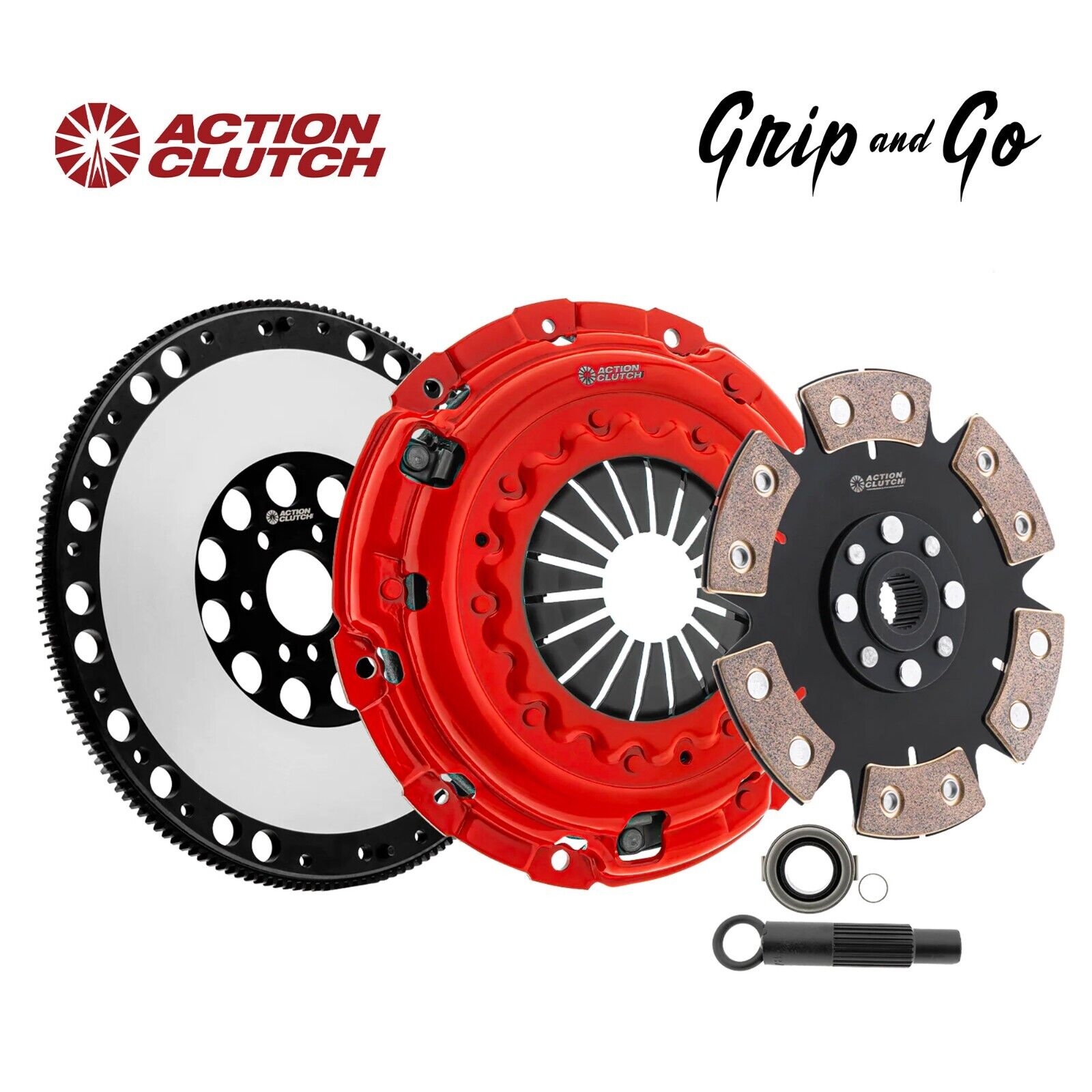 AC Stage 4 Clutch Kit (1MD) with Flywheel For Honda Civic SI 02-05 2.0L (K20A3)