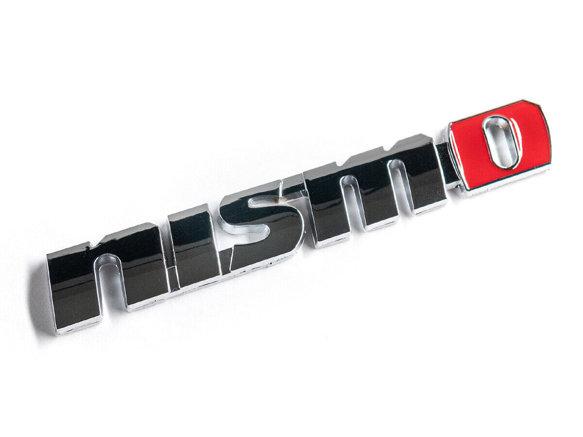 Silver Chrome NISMO Nissan JDM Racing 3D Emblem Trunk Metal Badge Sticker 370z