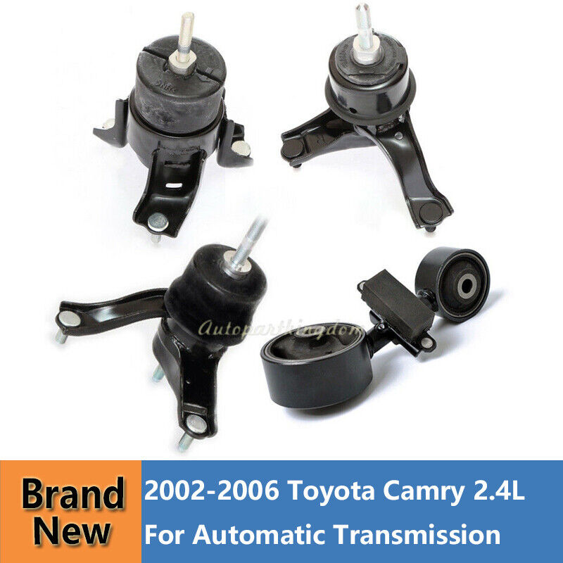 Transmission Engine Motor Mount Kit For 02-06 Toyota Camry 2.4L Automatic Trans