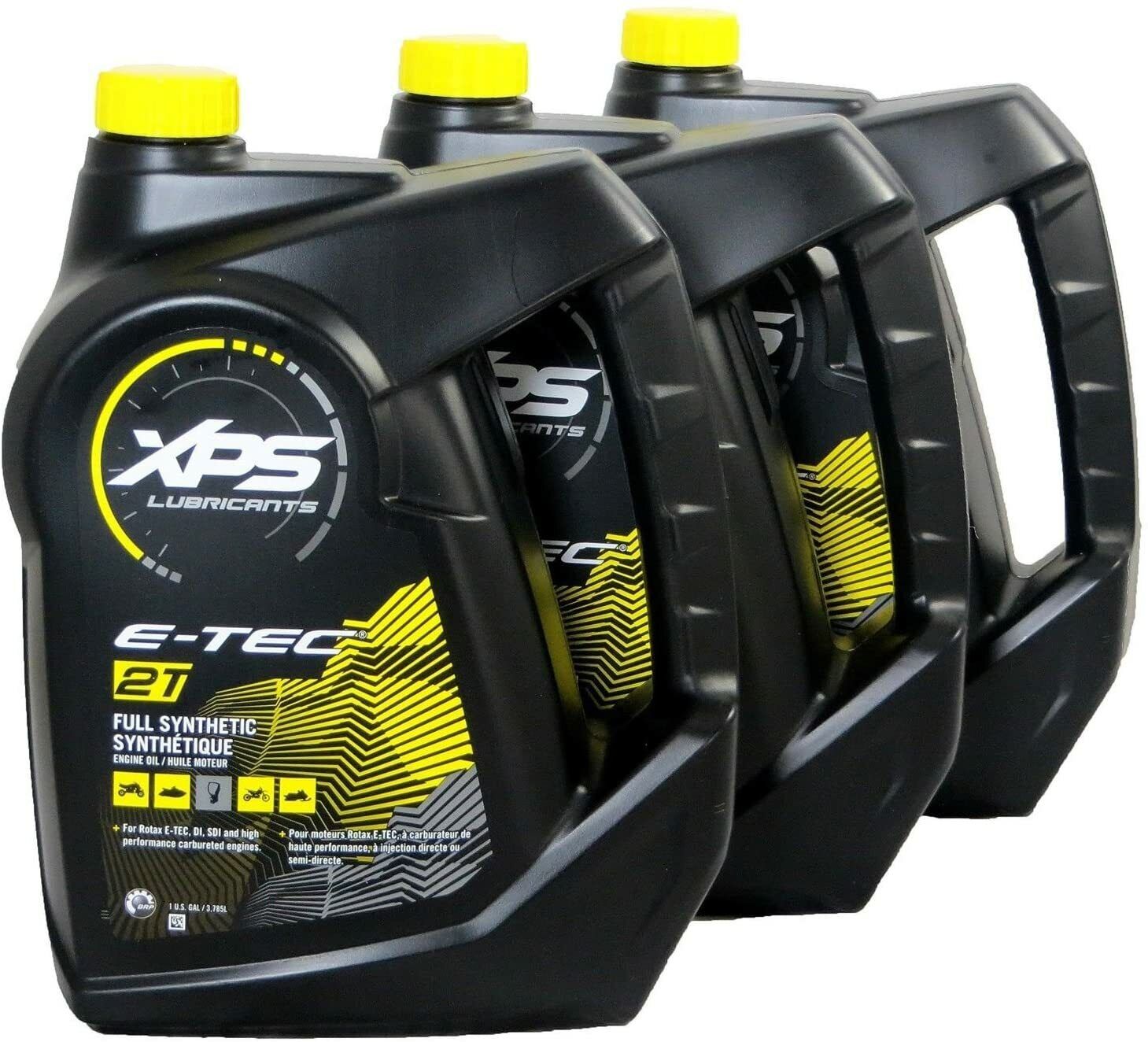 Ski-Doo Can-Am Sea-Doo XPS OEM 2-Stroke Full Synthetic Oil Gallon, 779127 3 Pack