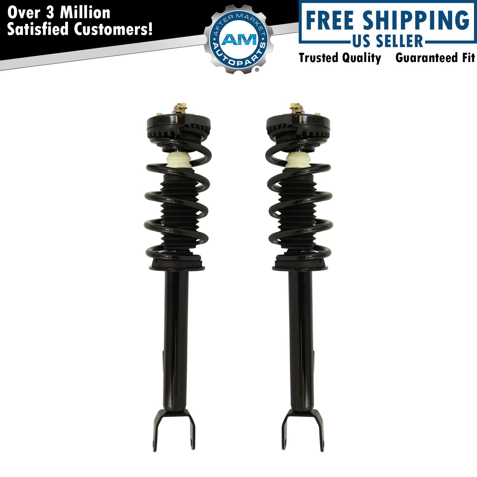 Front Loaded Complete Shock Strut Spring Assembly Pair for Challenger Charger