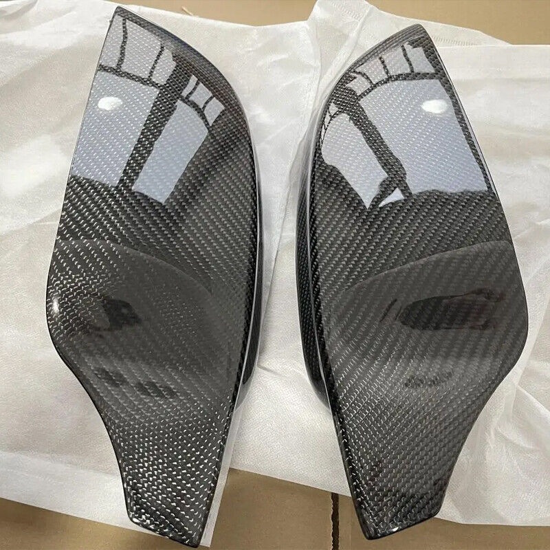 FOR 18-22 BMW G15 G20 G22 REAL CARBON FIBER Horn MIRROR CAP COVER REPLACEMENT