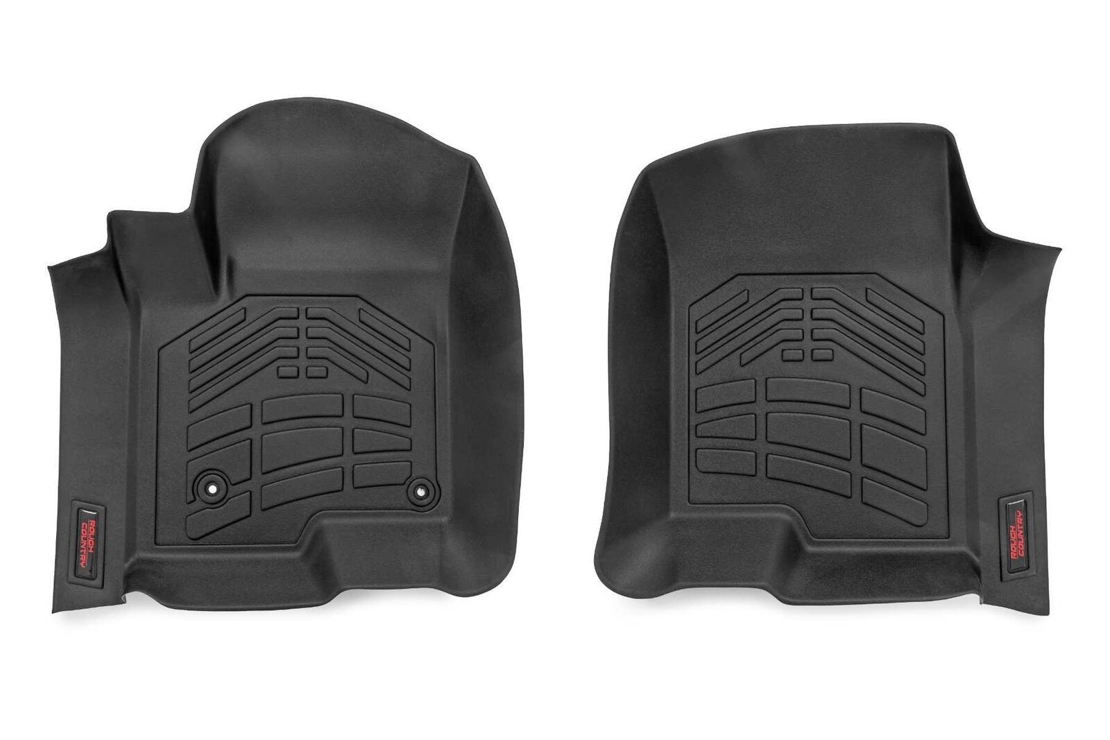 Rough Country Sure-Fit Front Floor Mats for 2019-2024 Chevy/GMC 1500 - SM2161