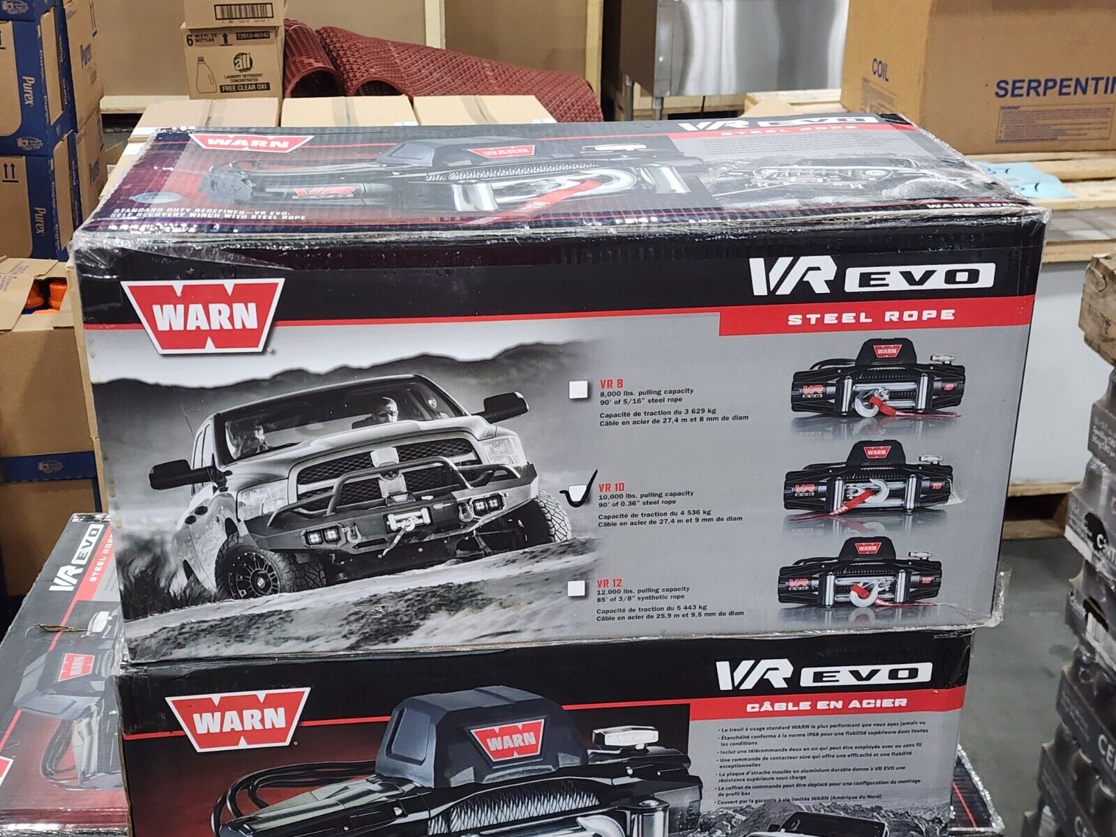 Warn VR Evo 10 STEEL Rope Winch 10,000lbs - \