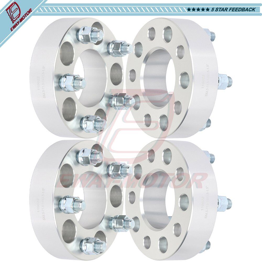 (4) 5x4.5 1.5 inch Wheel Spacers 14x1.5 For Dodge Challenge Charger Chrysler 300