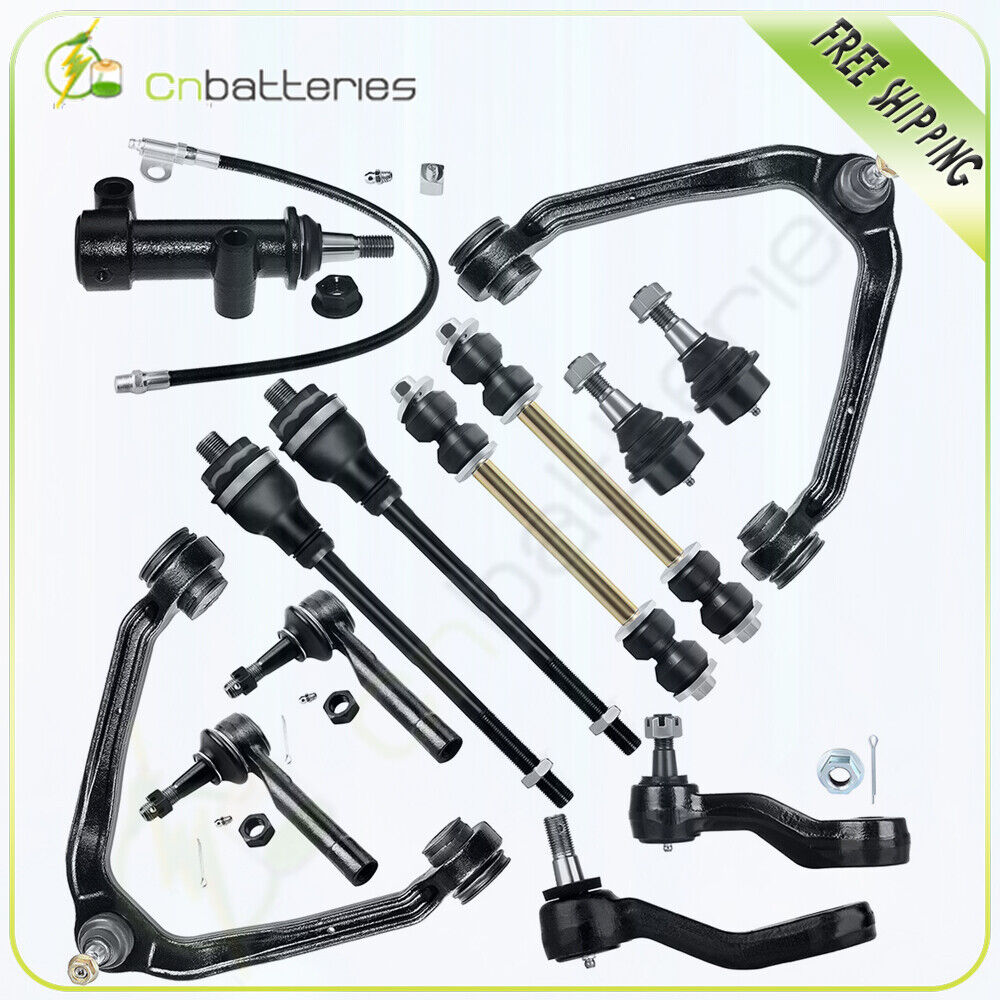Fits 2002-2006 Cadillac Escalade 13pcs Front Upper Control Arms Ball Joints Kit