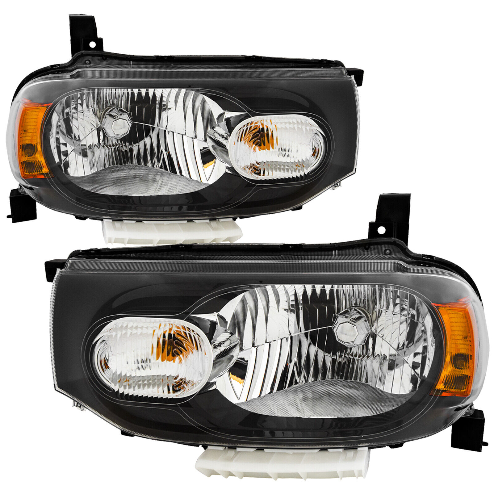 Headlights Set Left Right CAPA Certified Pair Fits 2009-2014 Nissan Cube