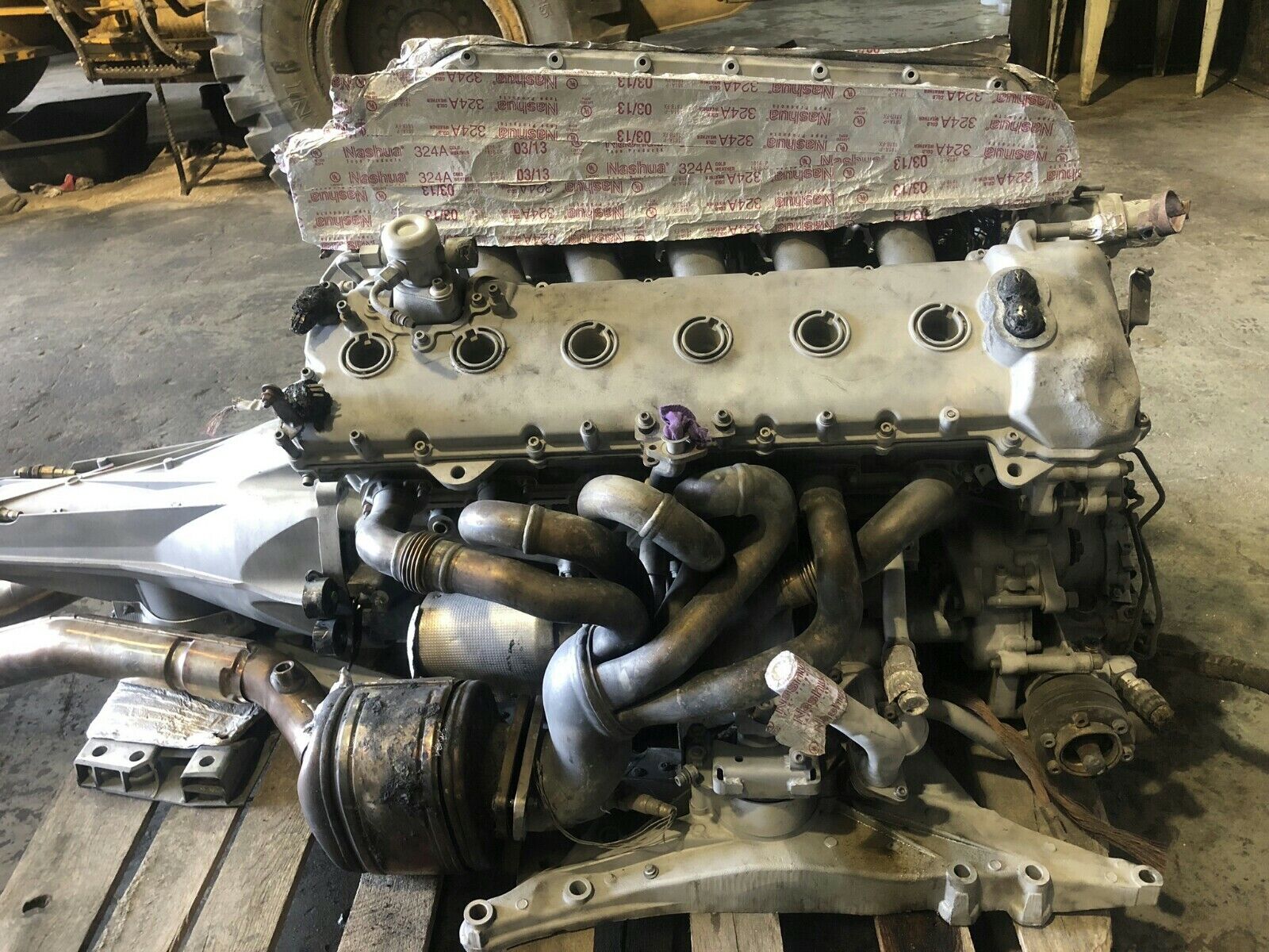 17 18 Ferrari GTC4 6.3L V12 F140 Engine Dropout Assembly 