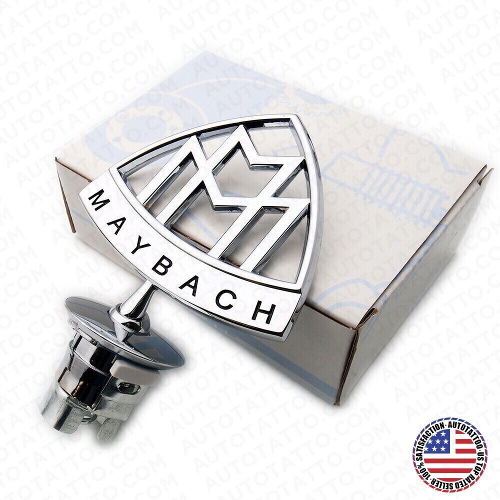 New for Maybach Hood Emblem Ornament Badge Standing Star AMG Edition