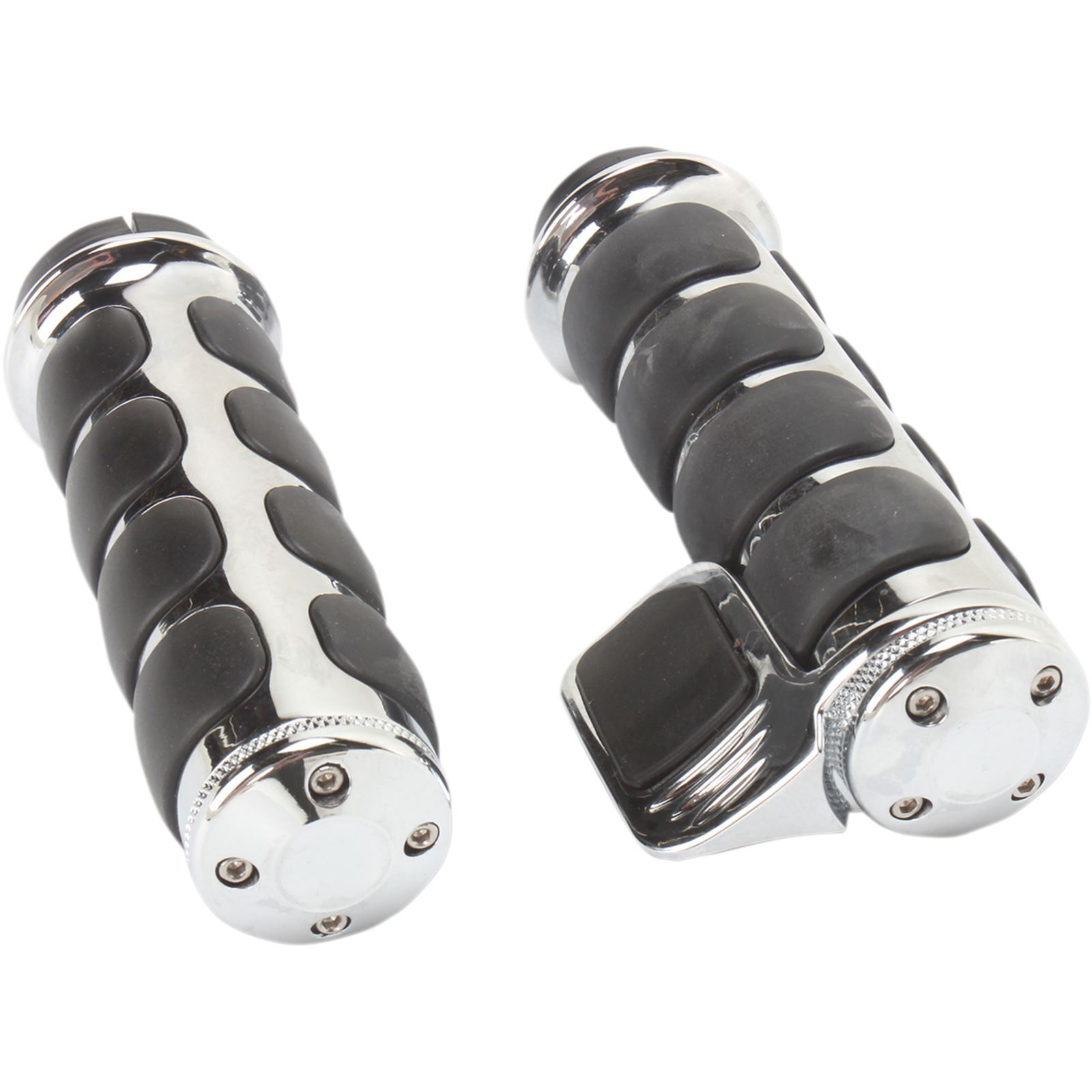 Kuryakyn Chrome ISO®-Grips for Throttle-by-Wire 6343