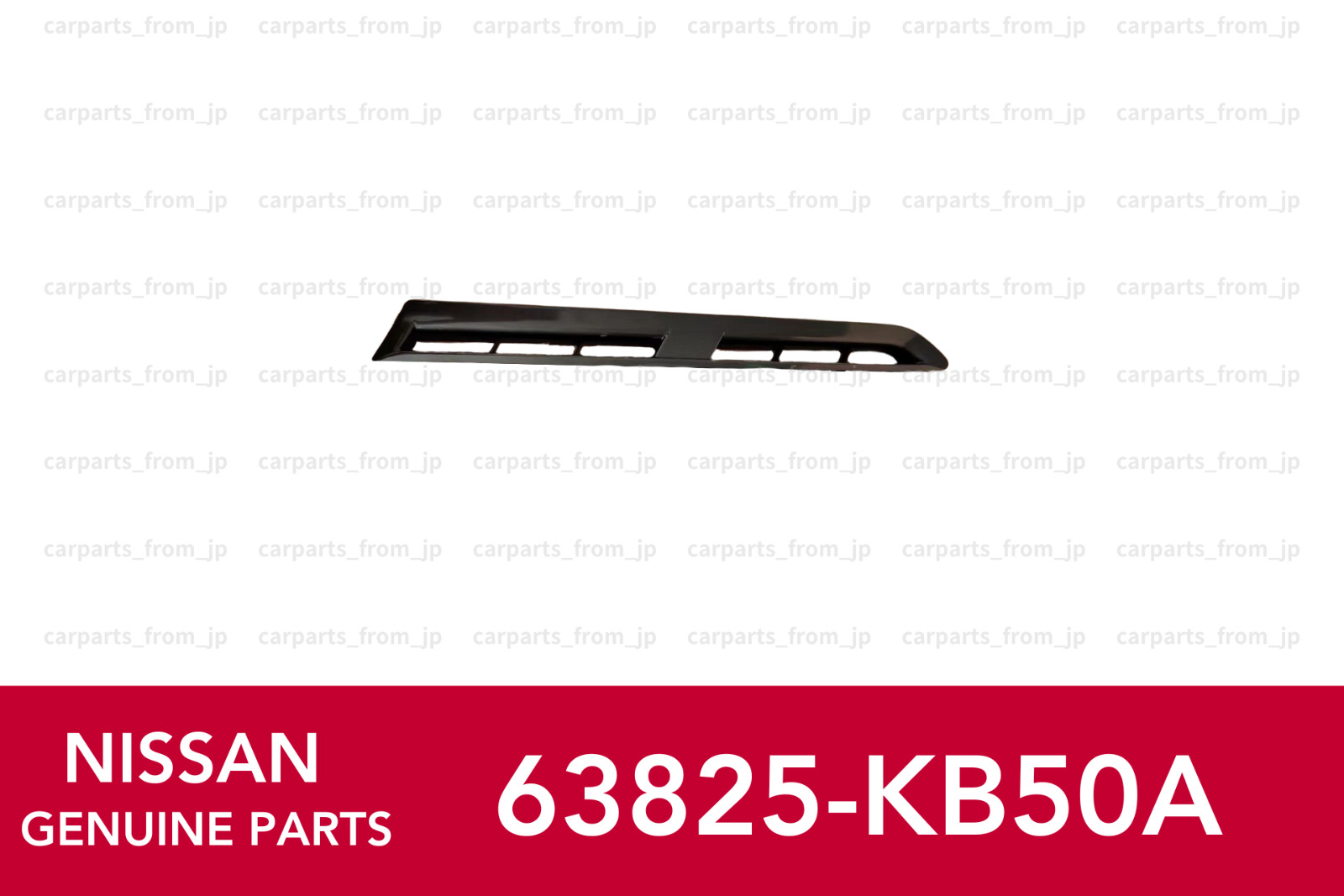 NISSAN GENUINE 63825KB50A DUCT-FRONT FENDER LH 63825-KB50A GT-R OEM Direct JAPAN