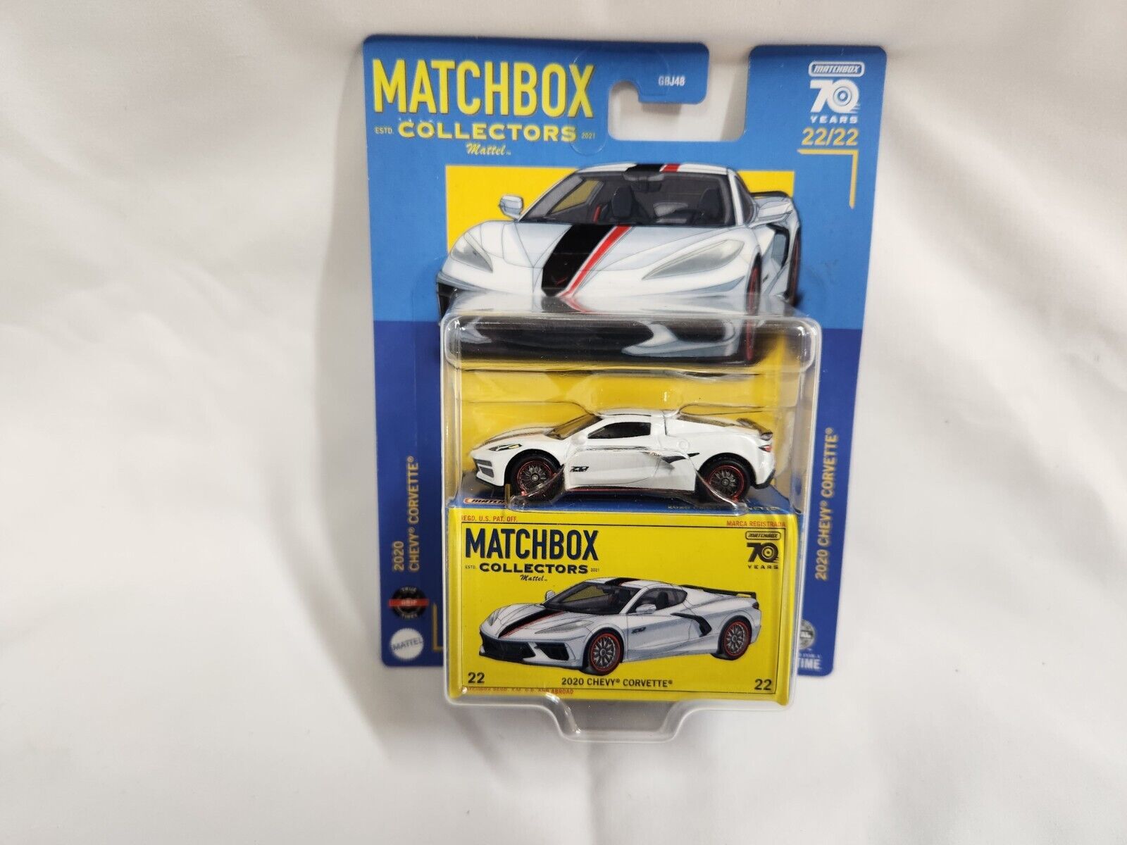 💎 Matchbox Collectors 70 Years 2020 Chevy Corvette 22/22 NEW Mattel 2022