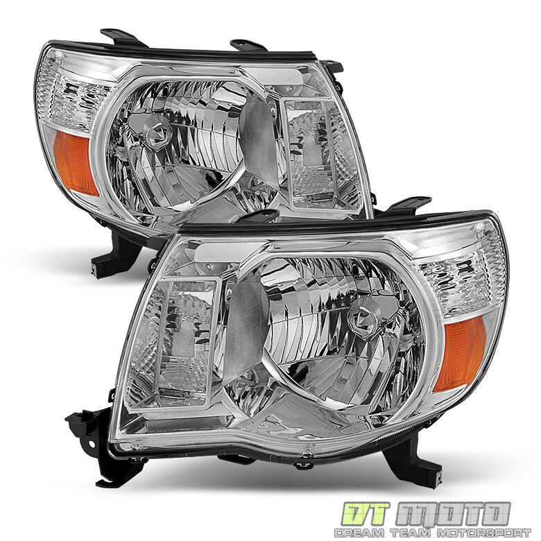 For 2005-2011 Toyota Tacoma Headlights Headlamps 05-11 Left+Right Lights Lamps