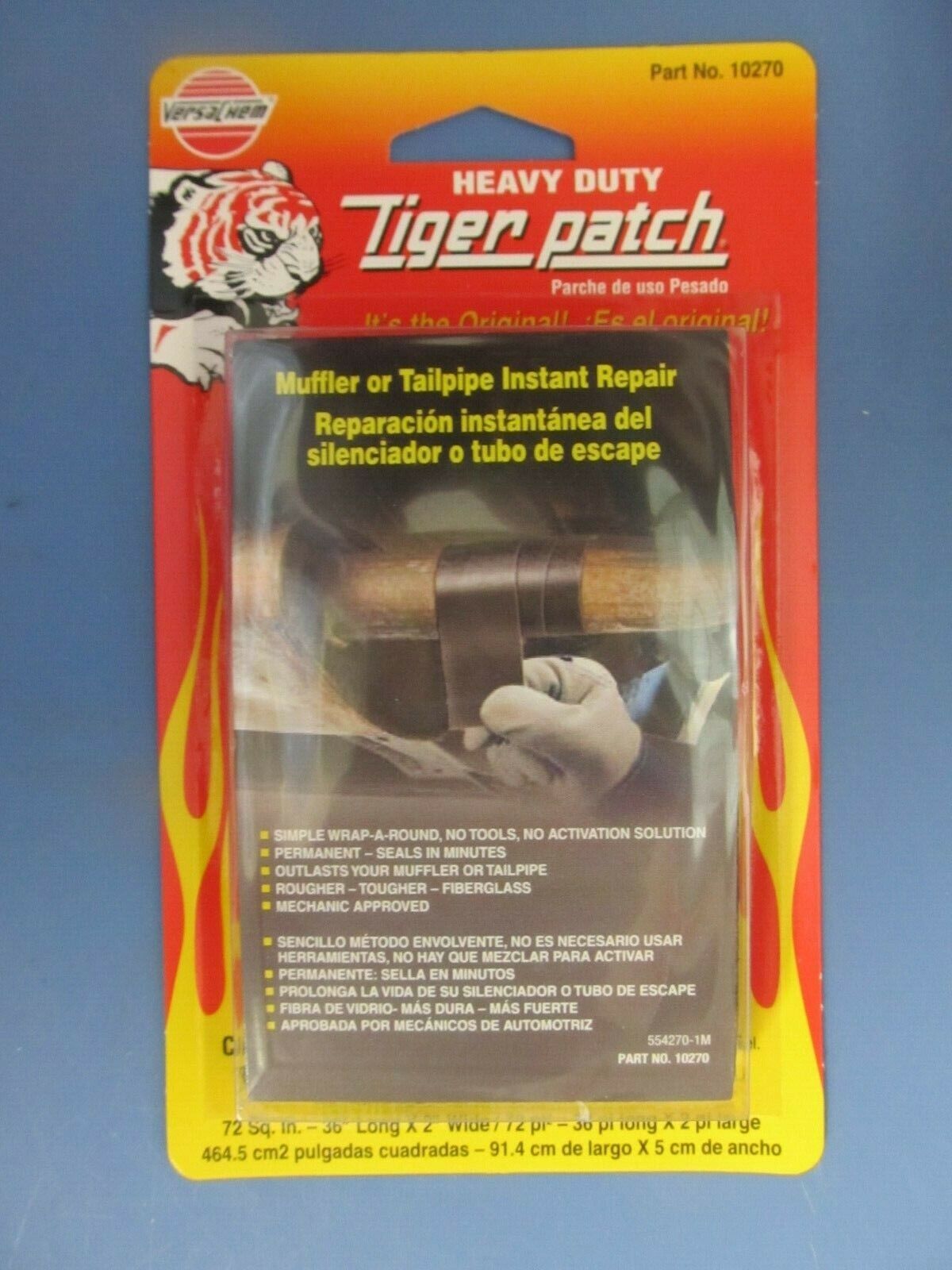  VersaChem Tiger PatchMuffler & Tailpipe Instant Repair Heavy Duty #10270  NEW 