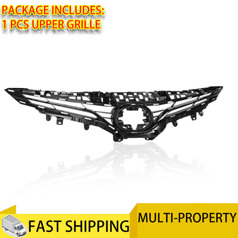 Fit 2021 2022 Toyota Camry LE XLE Front Bumper Upper Grill / Lower Grille or Set